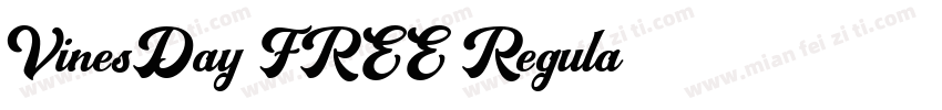 VinesDay FREE Regula字体转换